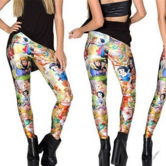 Pants - Lotus leggings Disney inspired Snow White leggings